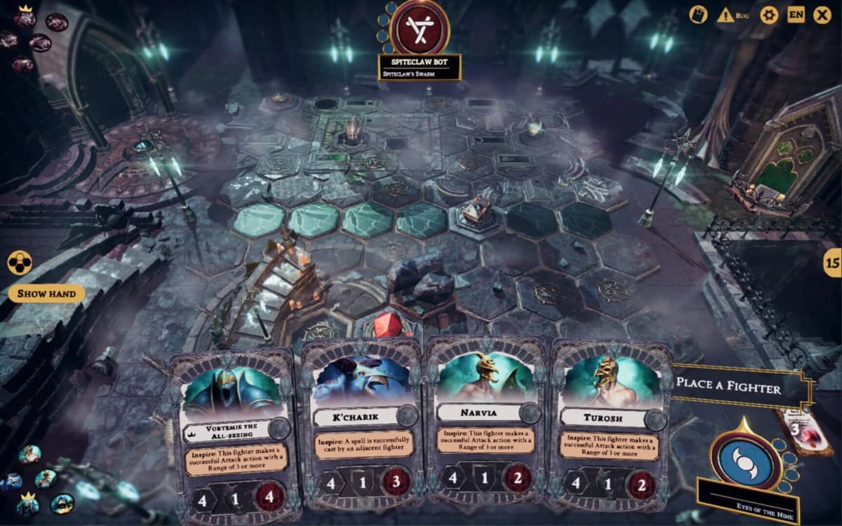 Screenshot from Warhammer Underworlds: Online - Warband: Eyes of the Nine