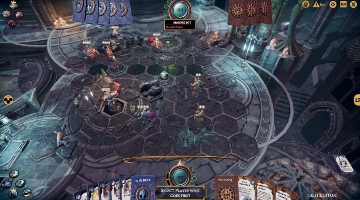 Screenshot from Warhammer Underworlds: Online - Warband: Eyes of the Nine