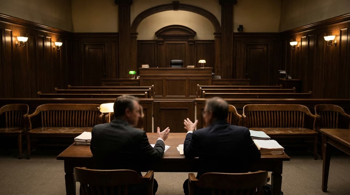 Generic courtroom scene symbolizing the legal proceedings tied to the case.