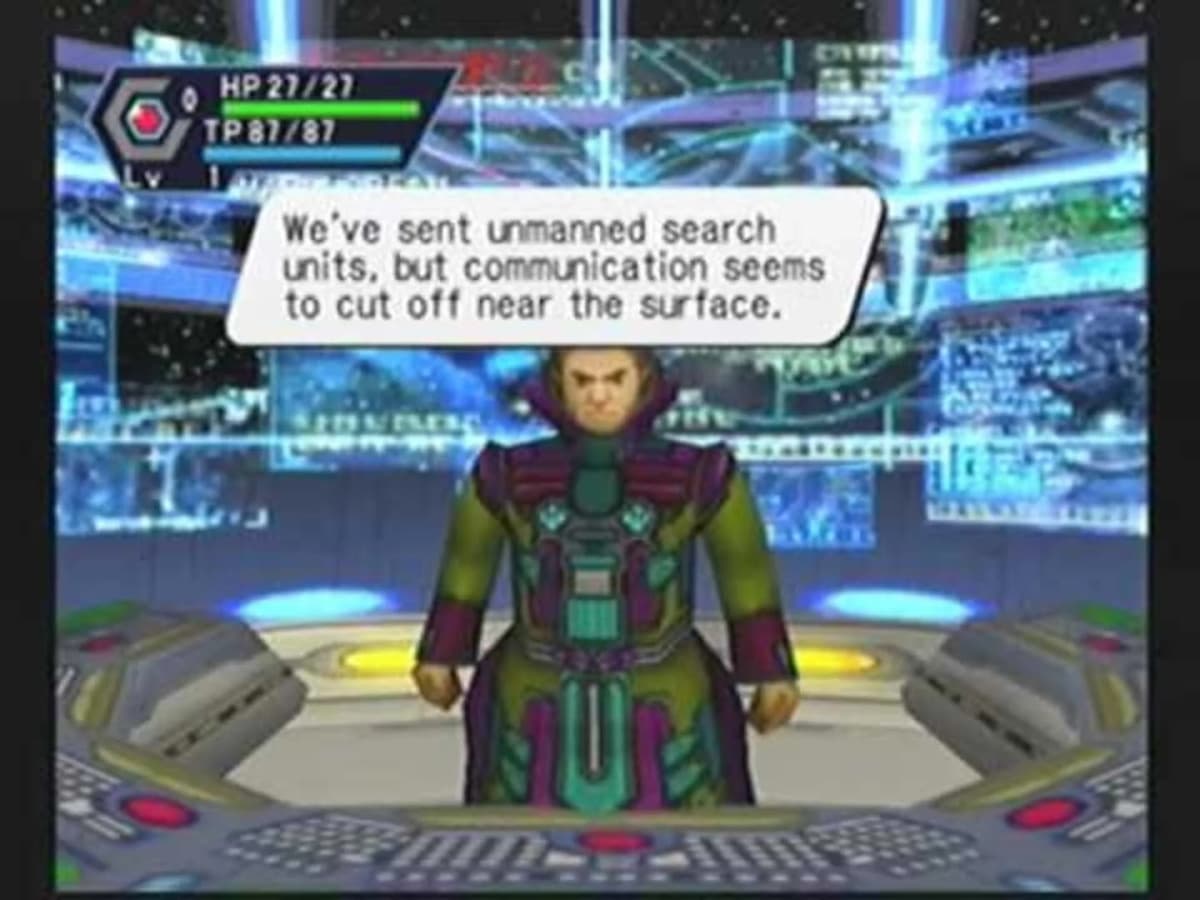 Screenshot from Phantasy Star Online