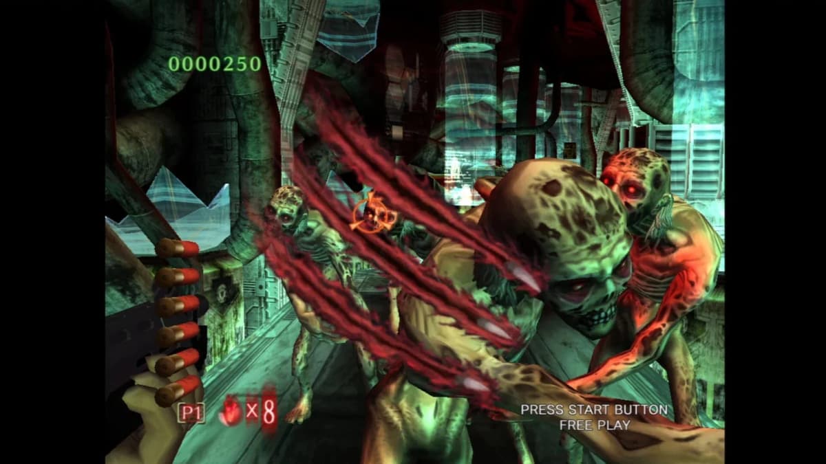 Screenshot from The House of the Dead III