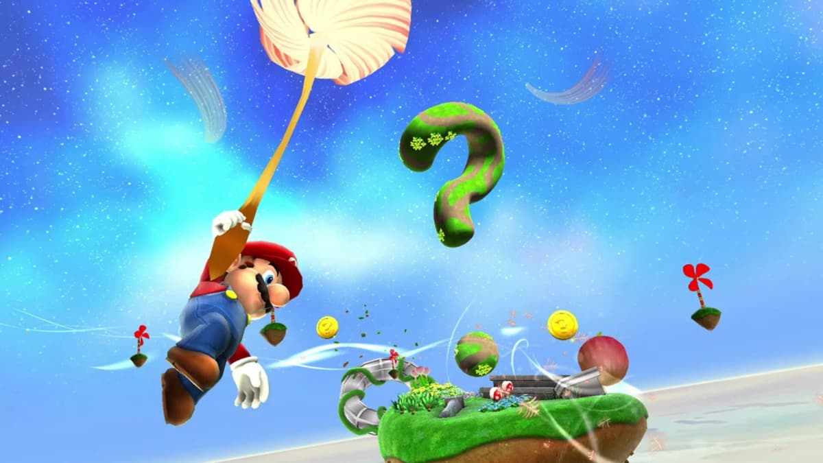 Screenshot from Super Mario Galaxy