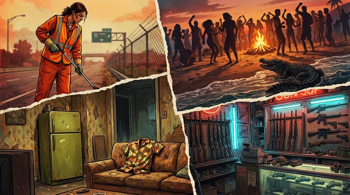 Composite illustration of notable scenes and hidden-detail moments referenced in the trailer breakdown.
