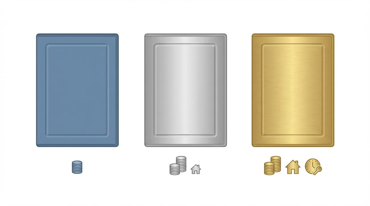 A visual comparison of GTA 6 Standard, Premium, and Ultimate style editions and their increasing perks.