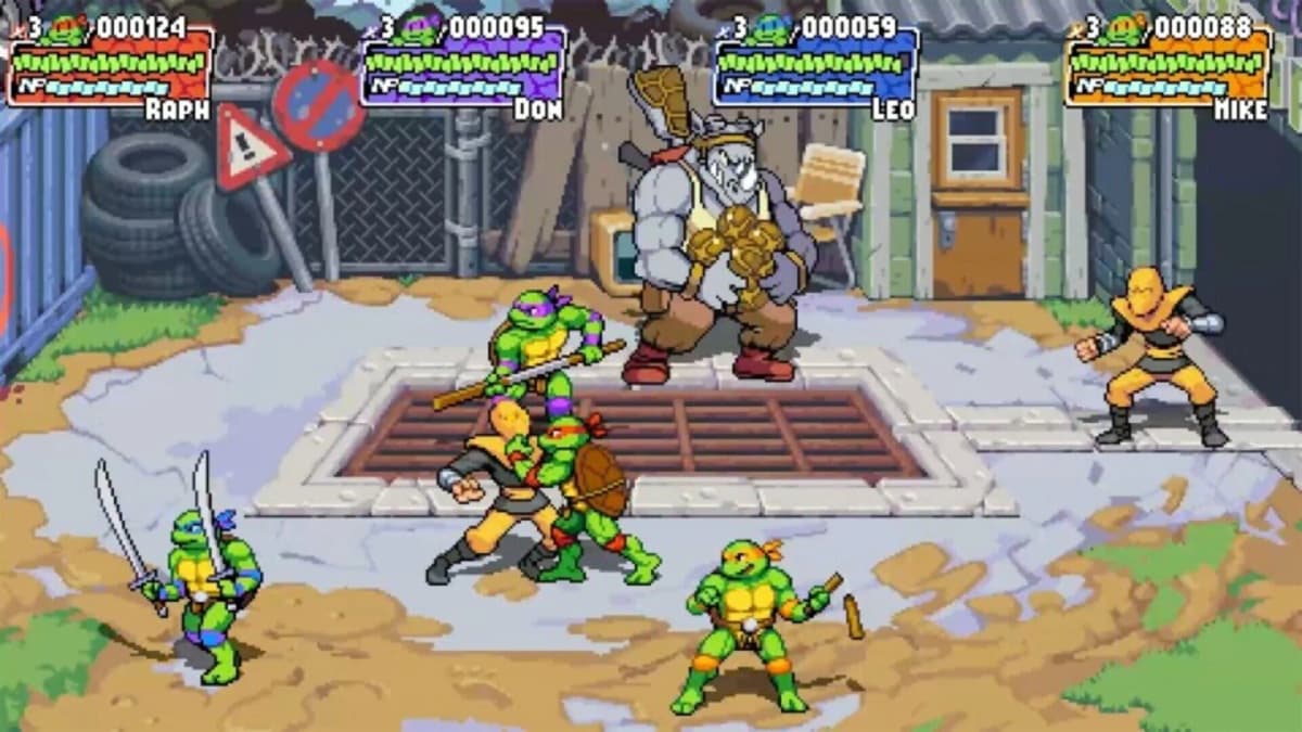 Screenshot from Teenage Mutant Ninja Turtles: Shredder's Revenge