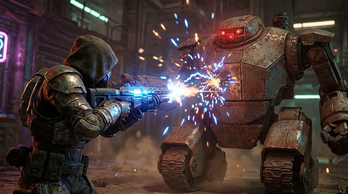 Intense combat showcasing new abilities and enemy types introduced in the update.
