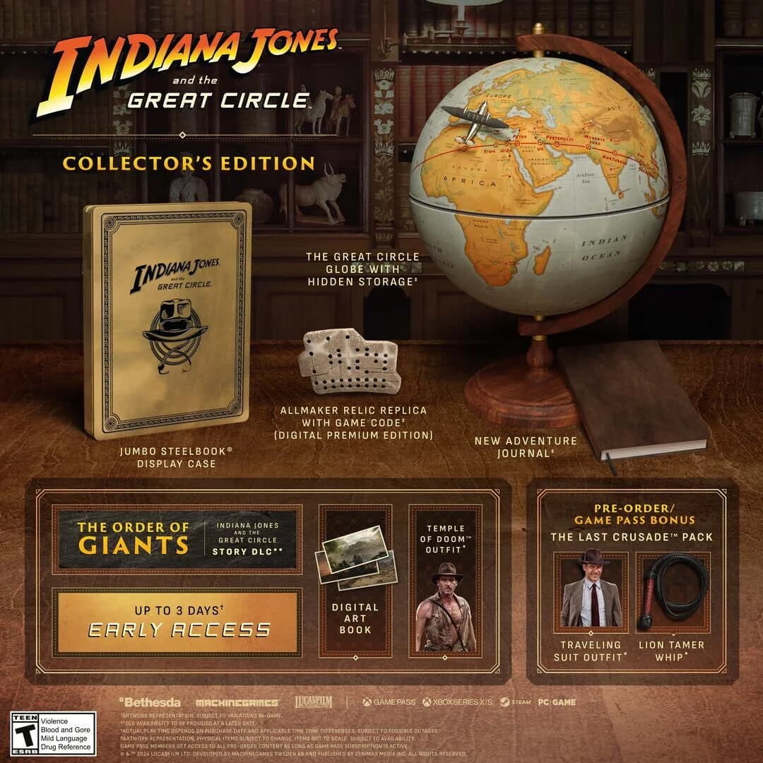 Screenshot from Indiana Jones and The Great Circle: Collector's Edition