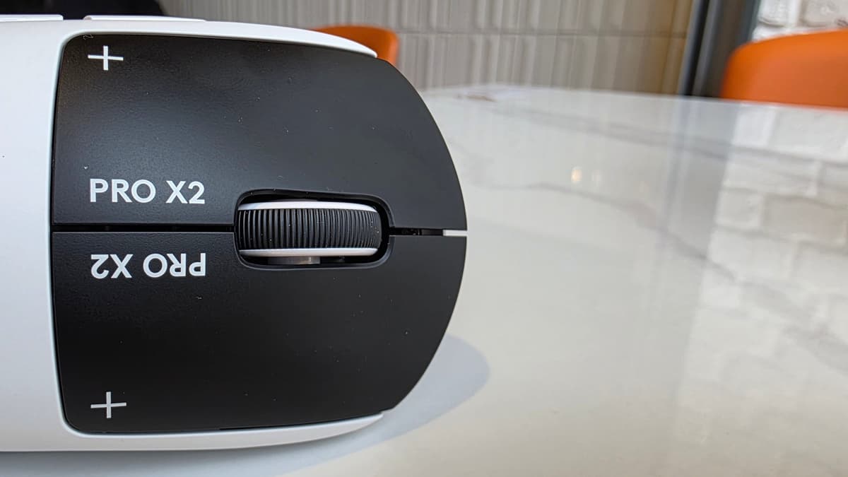 Logitech G Pro X2 Superstrike HITS inductive sensor system – bottom view