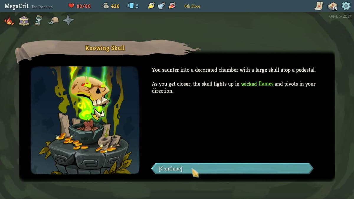 Screenshot from Slay the Spire
