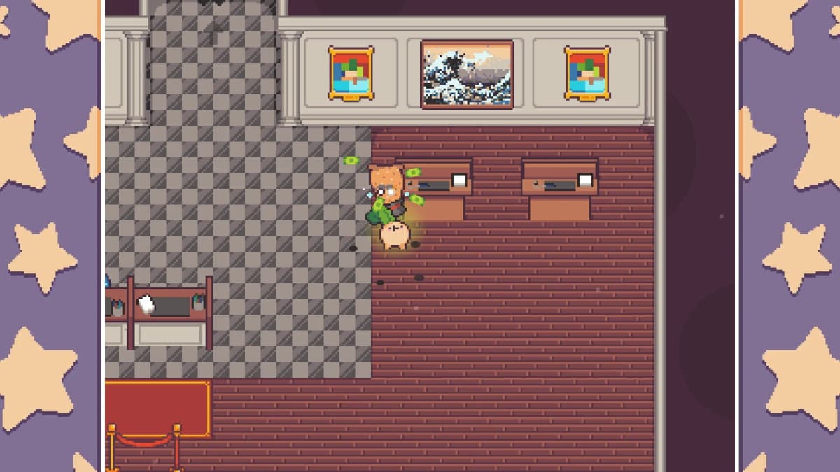 Screenshot from Turnip Boy Robs a Bank