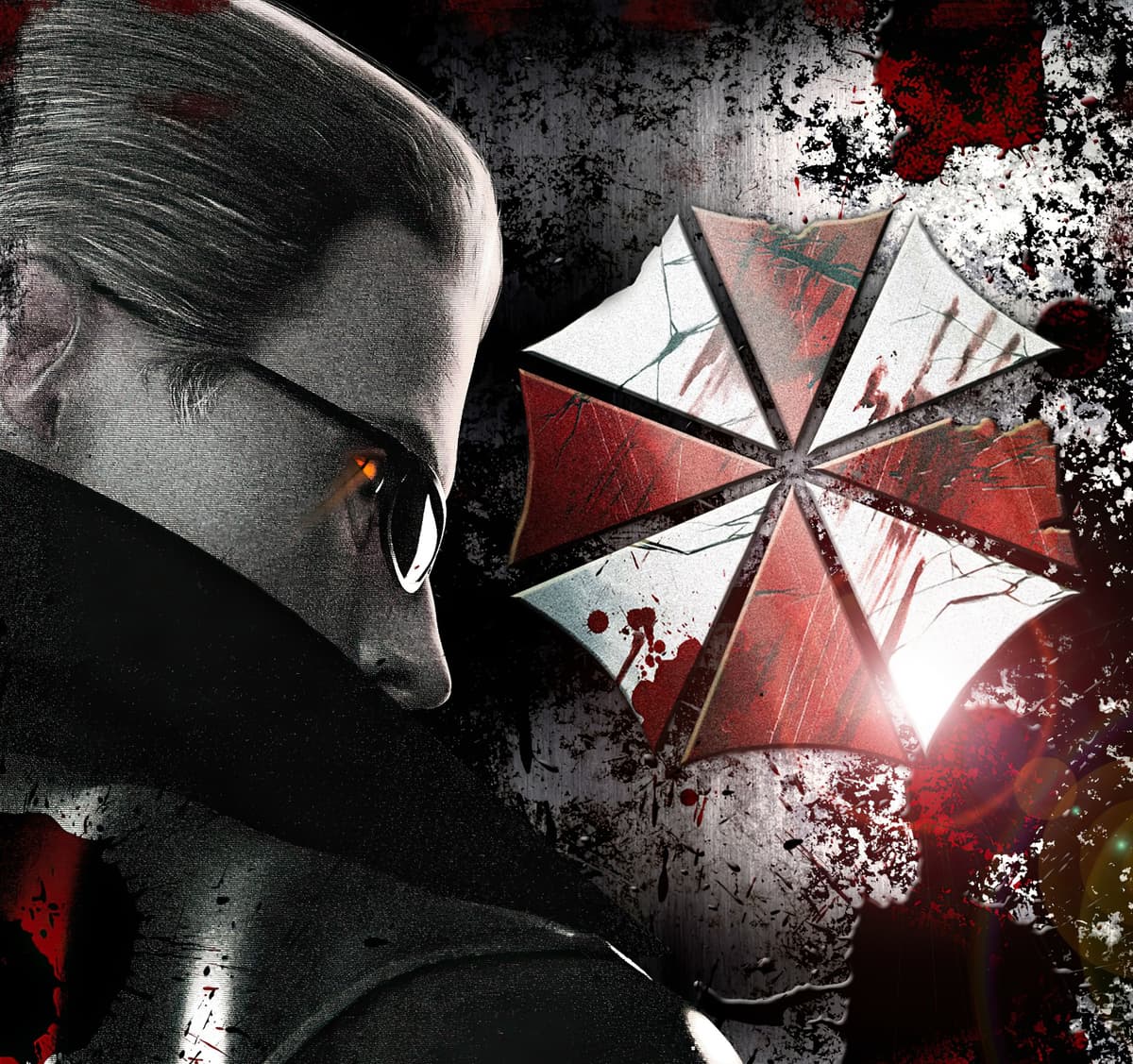 Umbrella-branded office gear (evil corporation, great stationery) – trailer / artwork