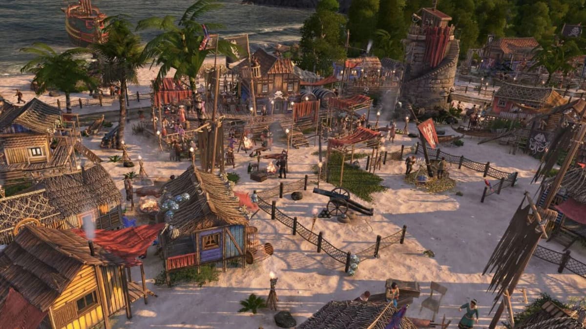 Screenshot from Anno 1800: Pirate Cove Pack