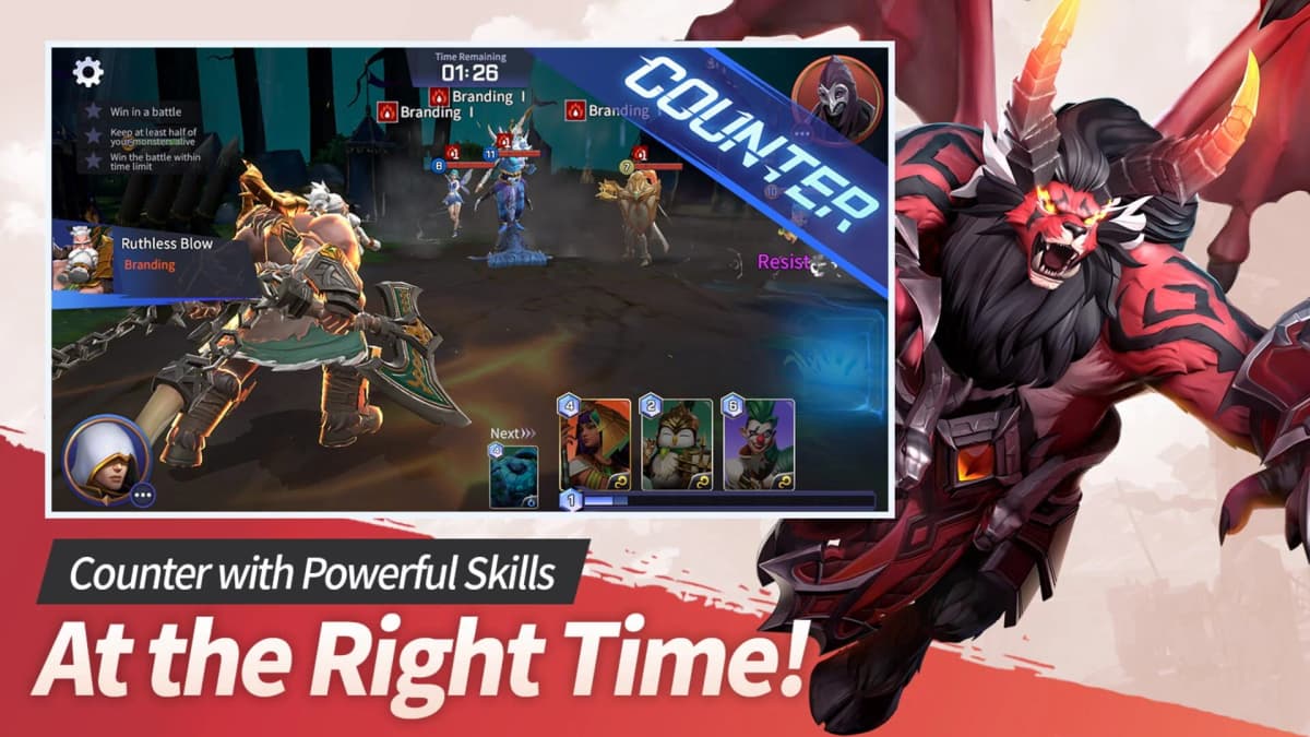 Screenshot from Summoners War: Lost Centuria