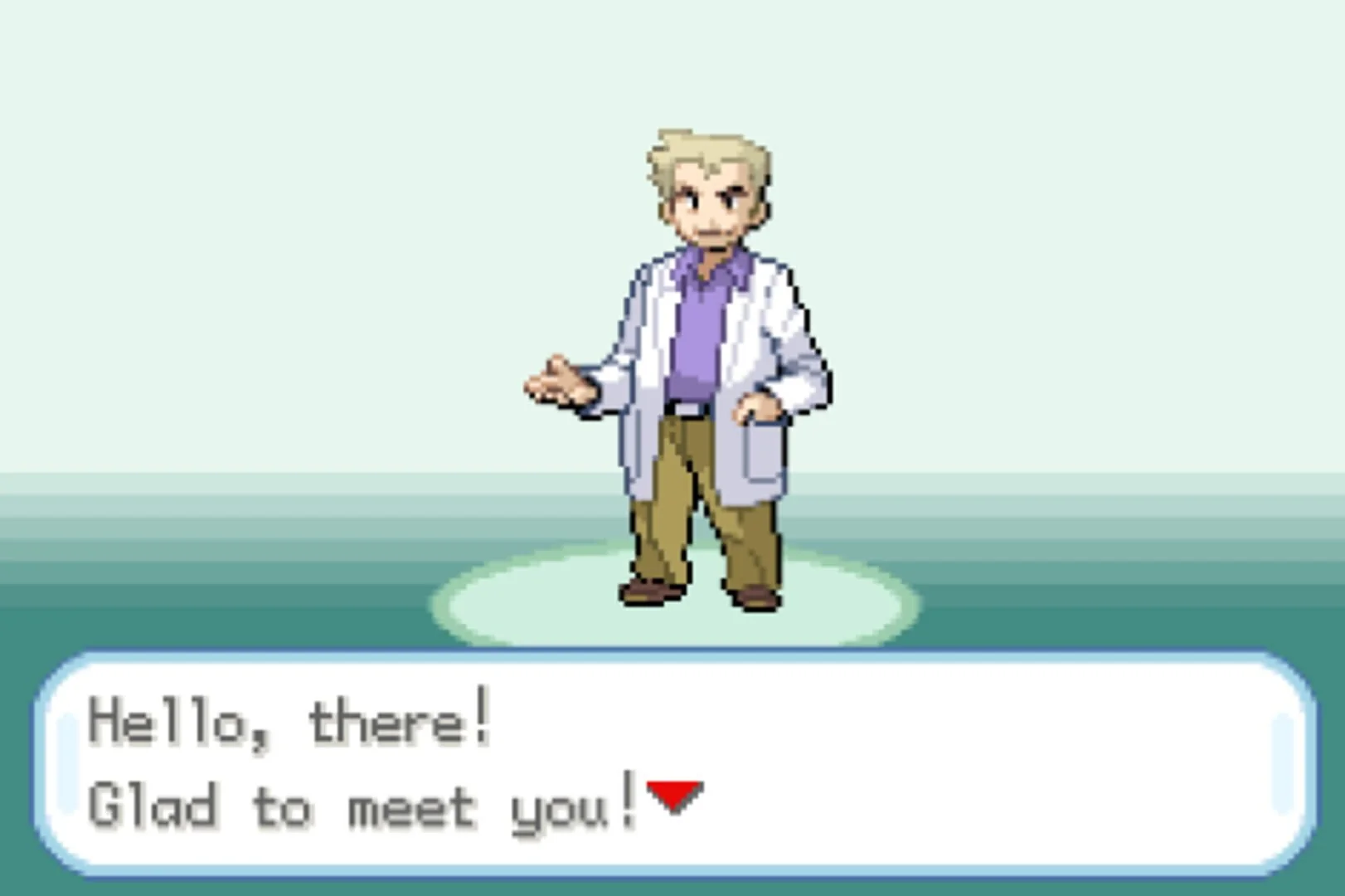Screenshot from Pokémon FireRed Version
