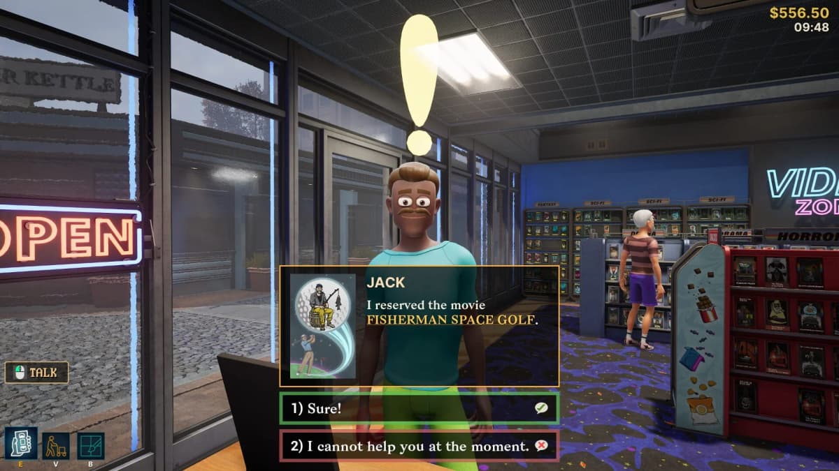 Screenshot from Retro Rewind: Video Store Simulator