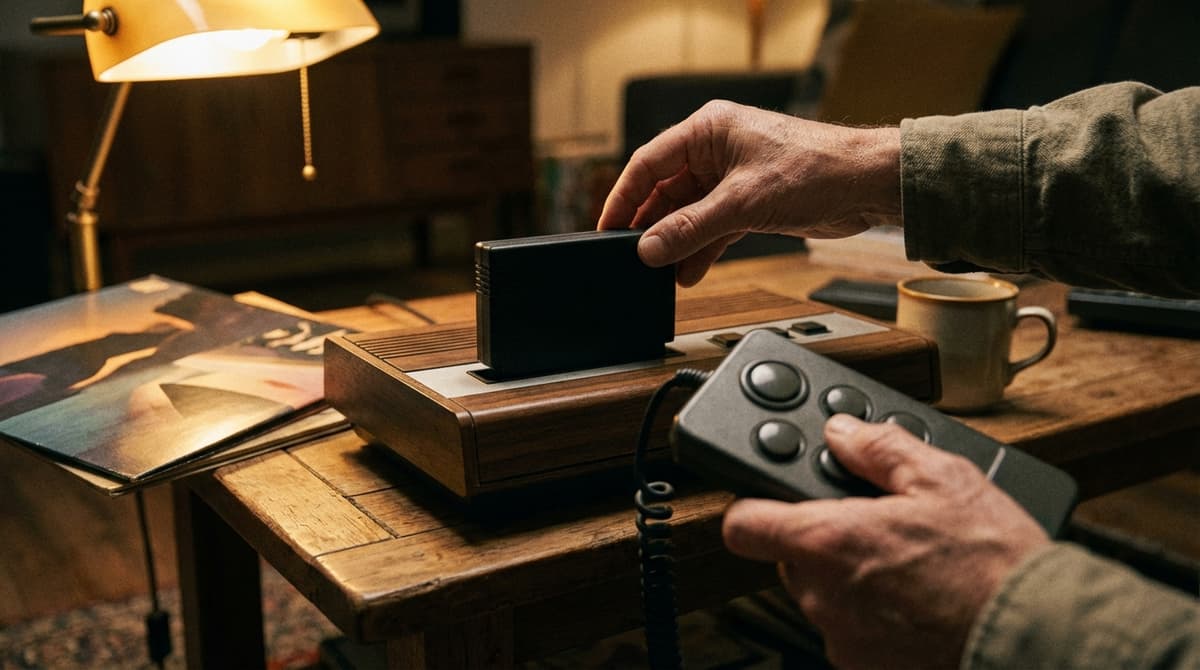 The ritualized, tactile experience of owning and playing an exclusive game.