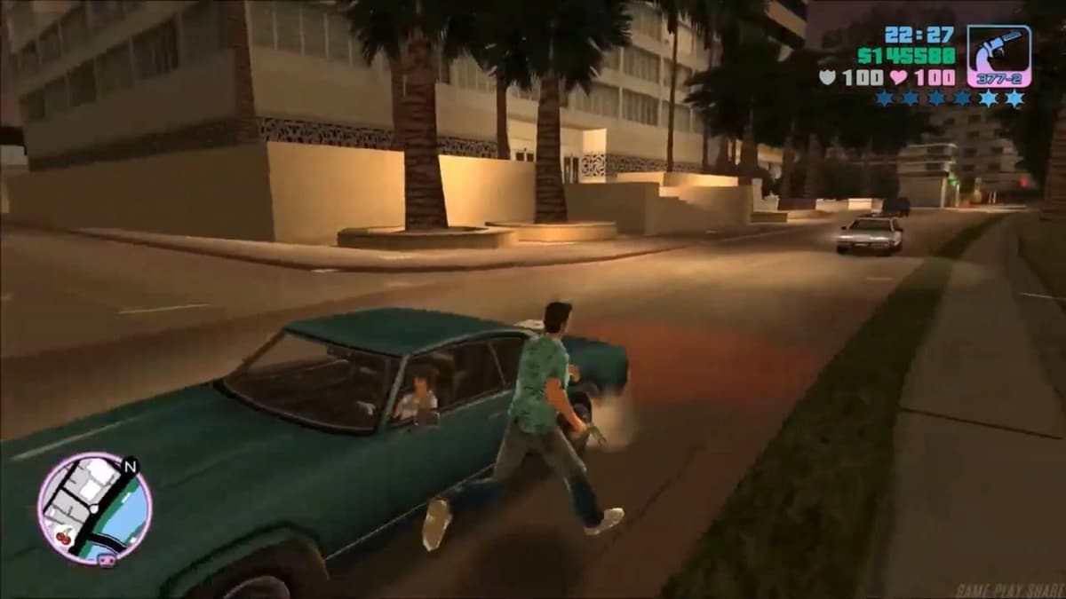 Screenshot from Grand Theft Auto: Vice City