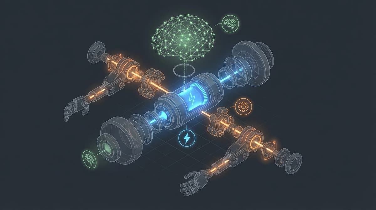Diagram of the robot's internal systems and capabilities.