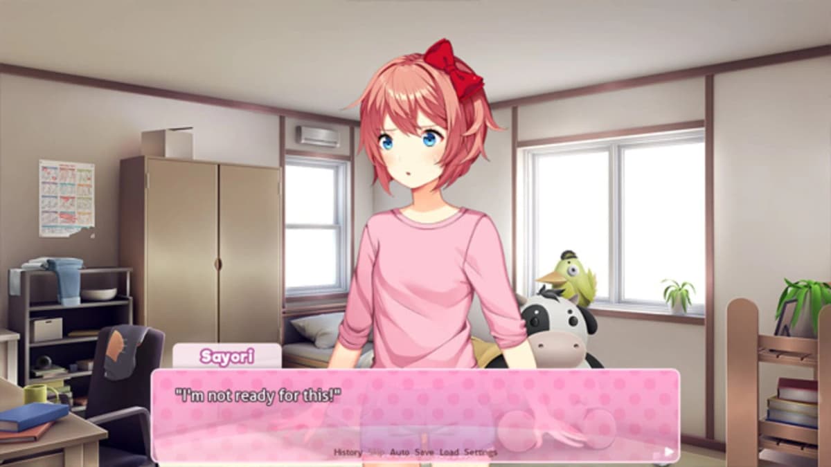 Screenshot from Doki Doki Literature Club: The Festival