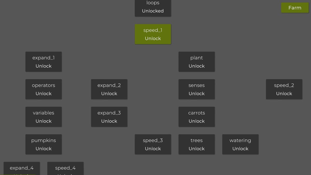 The Farmer Was Replaced – trailer / artwork