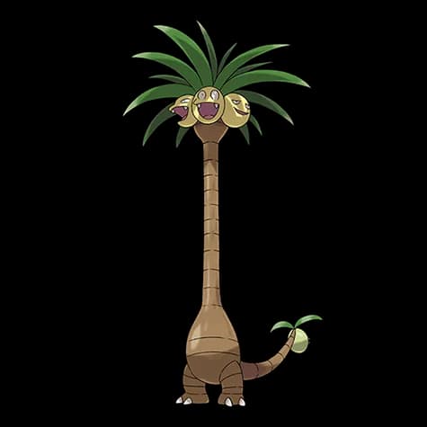 Alolan Exeggutor – one of the cutest dragon Pokémon