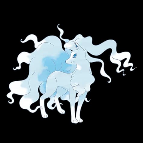 Alolan Ninetales – one of the cutest fairy Pokémon