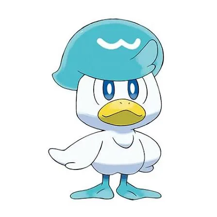 Quaxly – one of the cutest water Pokémon