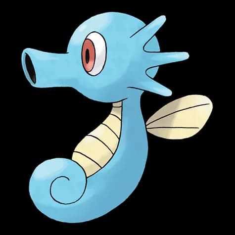 Horsea – one of the cutest water Pokémon