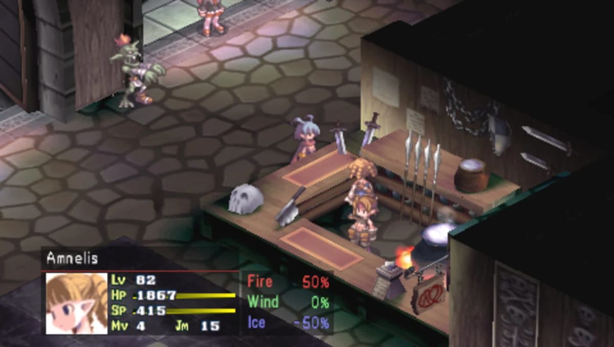 Screenshot from Disgaea: Afternoon of Darkness