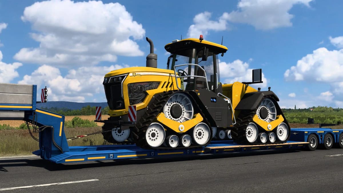 Screenshot from Euro Truck Simulator 2: Farm Machinery