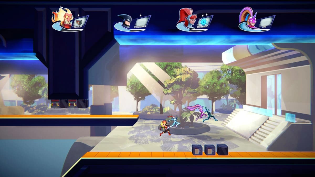 Screenshot from SpeedRunners 2: King of Speed