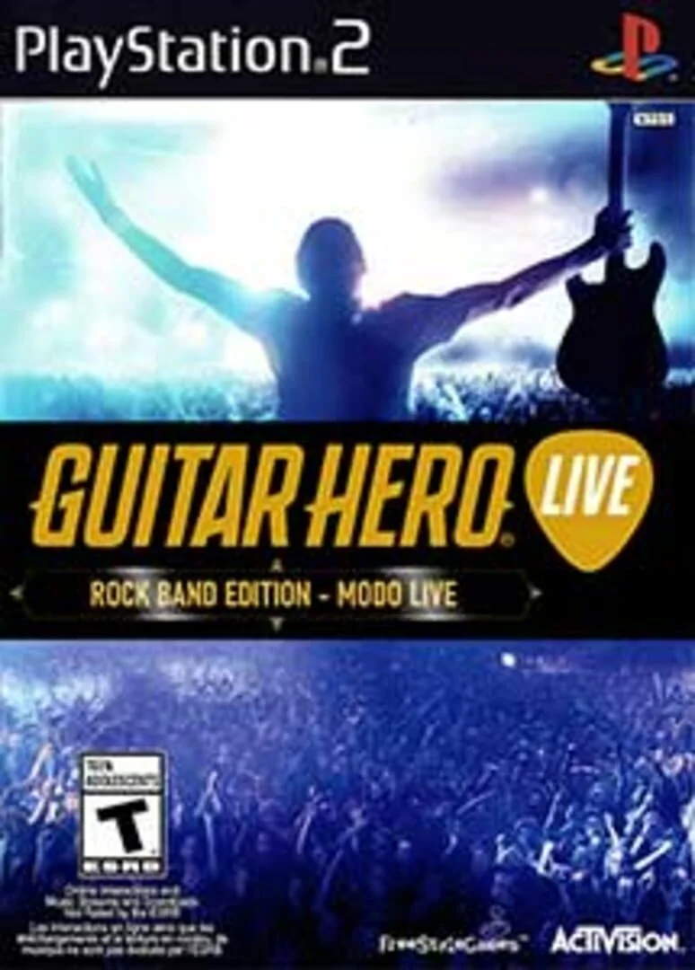 Cover art for Rock Band 2 DX: Guitar Hero Live