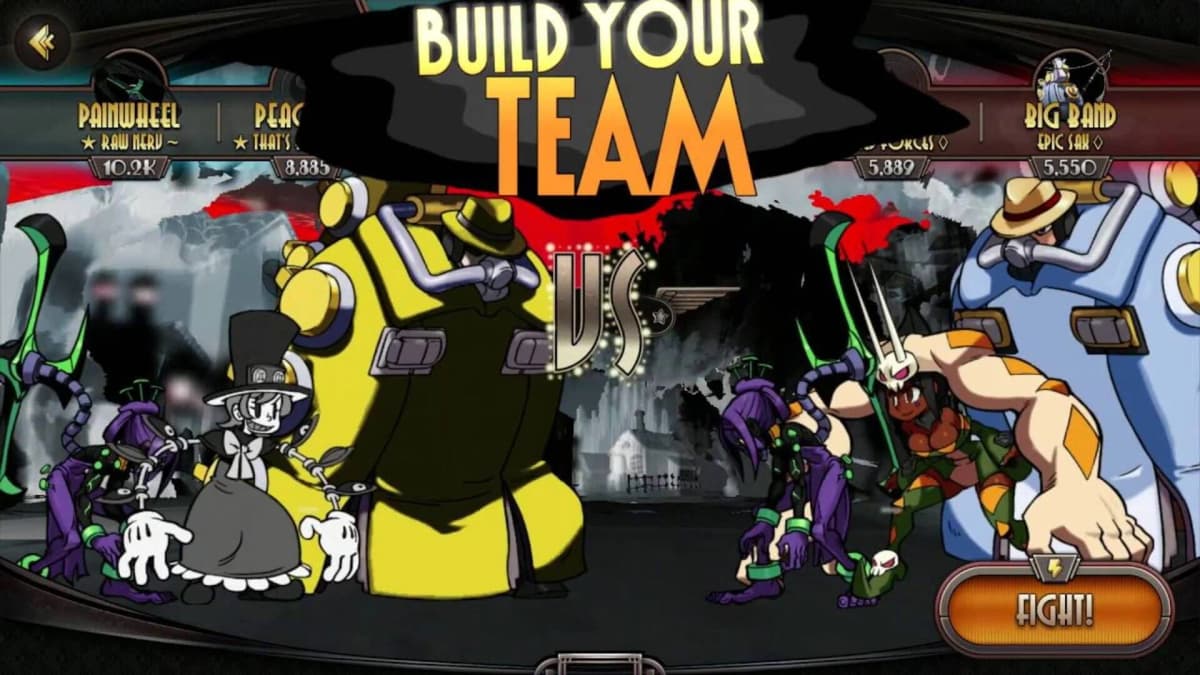 Screenshot from Skullgirls Mobile