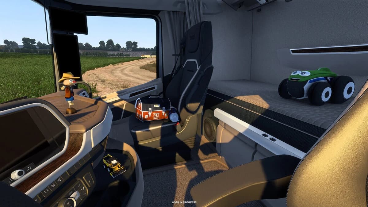 Screenshot from Euro Truck Simulator 2: Farm Machinery