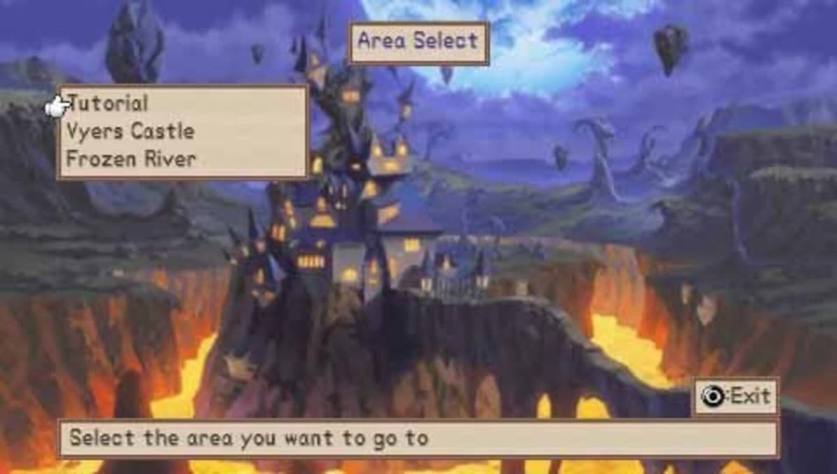 Screenshot from Disgaea: Afternoon of Darkness