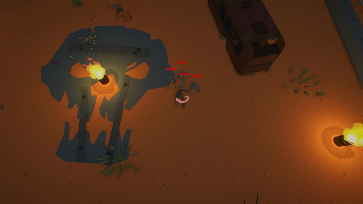 Screenshot from Zombie Arena Survival
