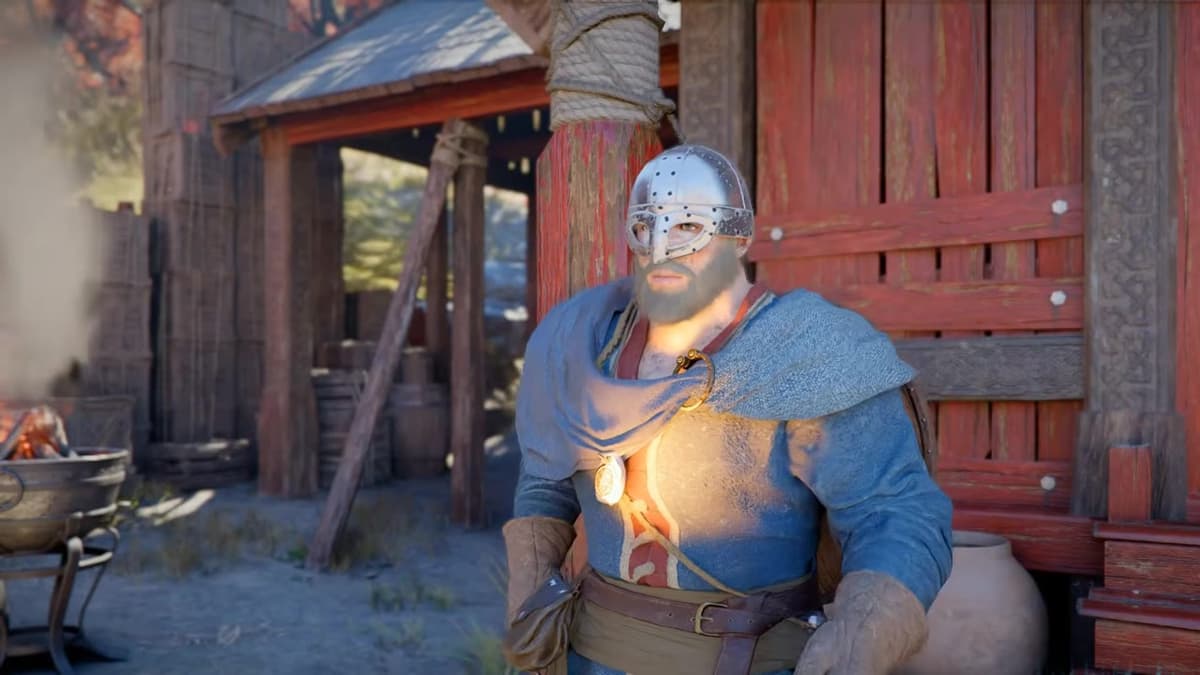 The Blue Fang guard you question during the Bared Fang quest in Crimson Desert