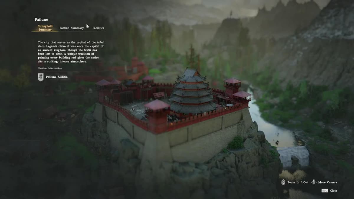 Pailune, the crimson-walled capital stronghold in Crimson Desert