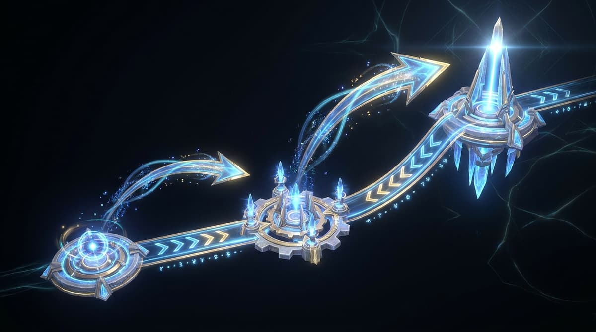 Leveling: Stufenmodell als Progressionskurve