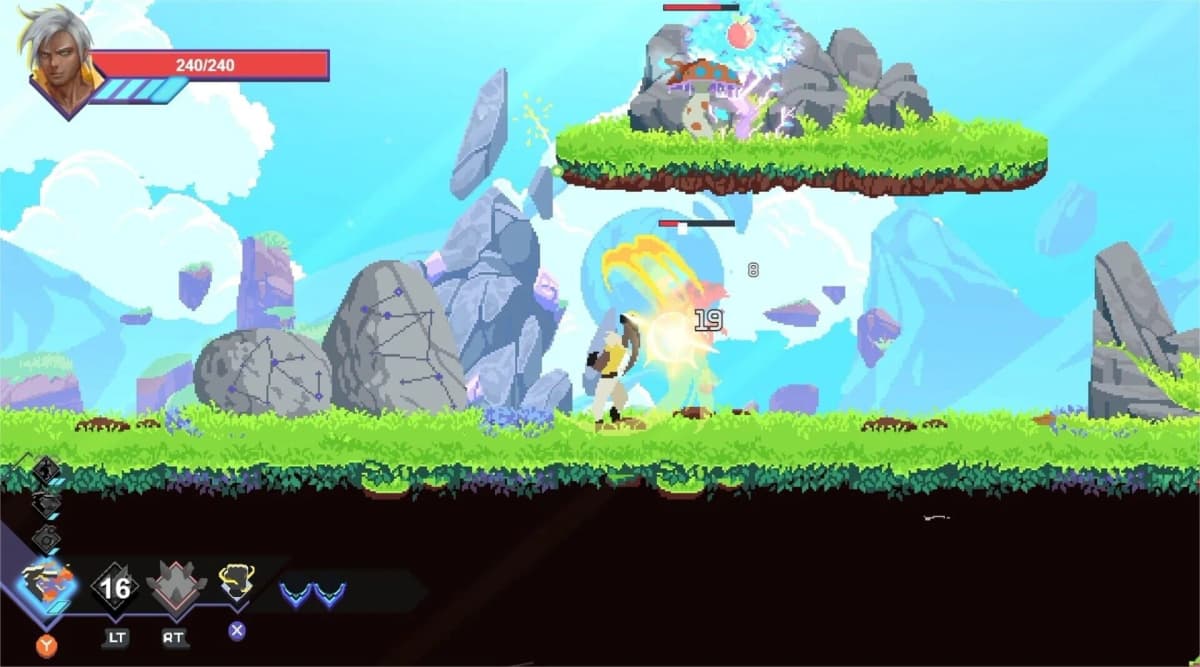 Screenshot from Astral Ascent
