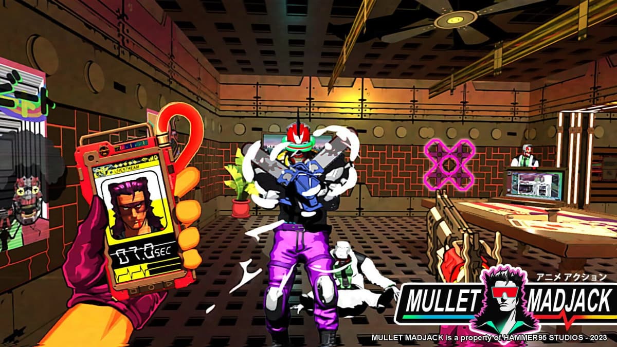 Screenshot from Mullet Madjack