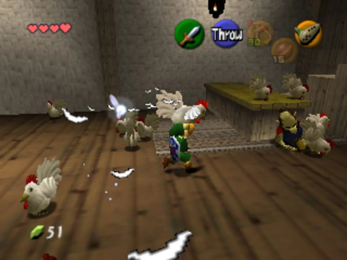 Screenshot from The Legend of Zelda: Ocarina of Time