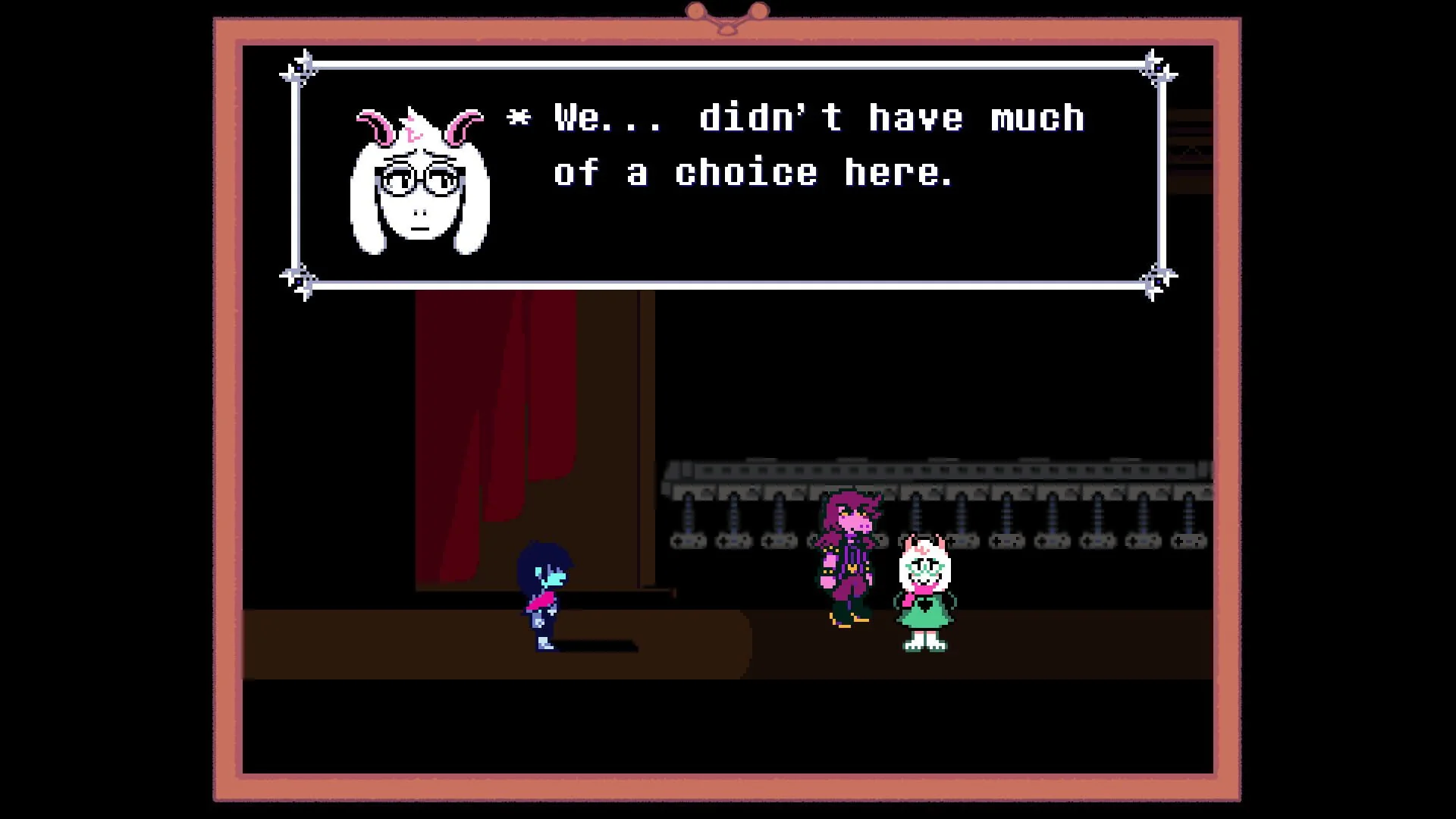 Screenshot from Deltarune: Plugged Dream