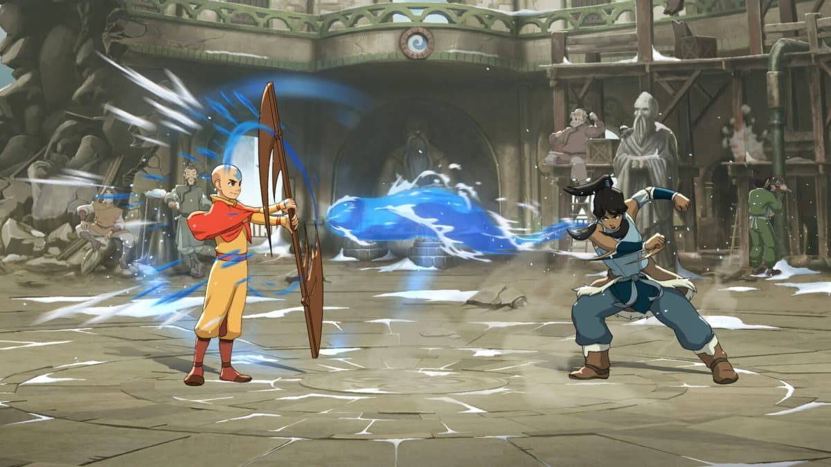 Screenshot from Avatar Legends: The Fighting Game