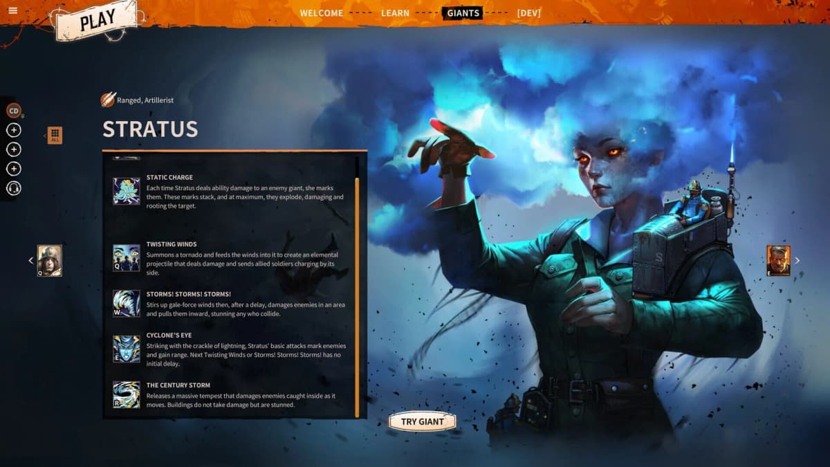 Screenshot from March of Giants