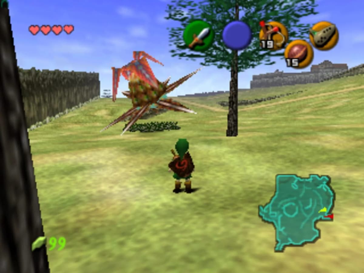 Screenshot from The Legend of Zelda: Ocarina of Time