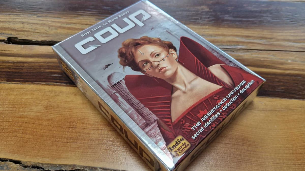 I didn’t expect to get obsessed with this tiny card game, but Coup hooked me instantly