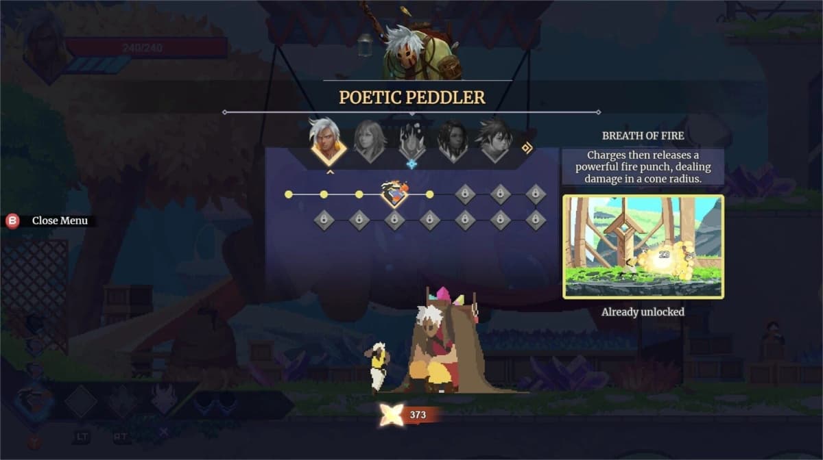 Screenshot from Astral Ascent