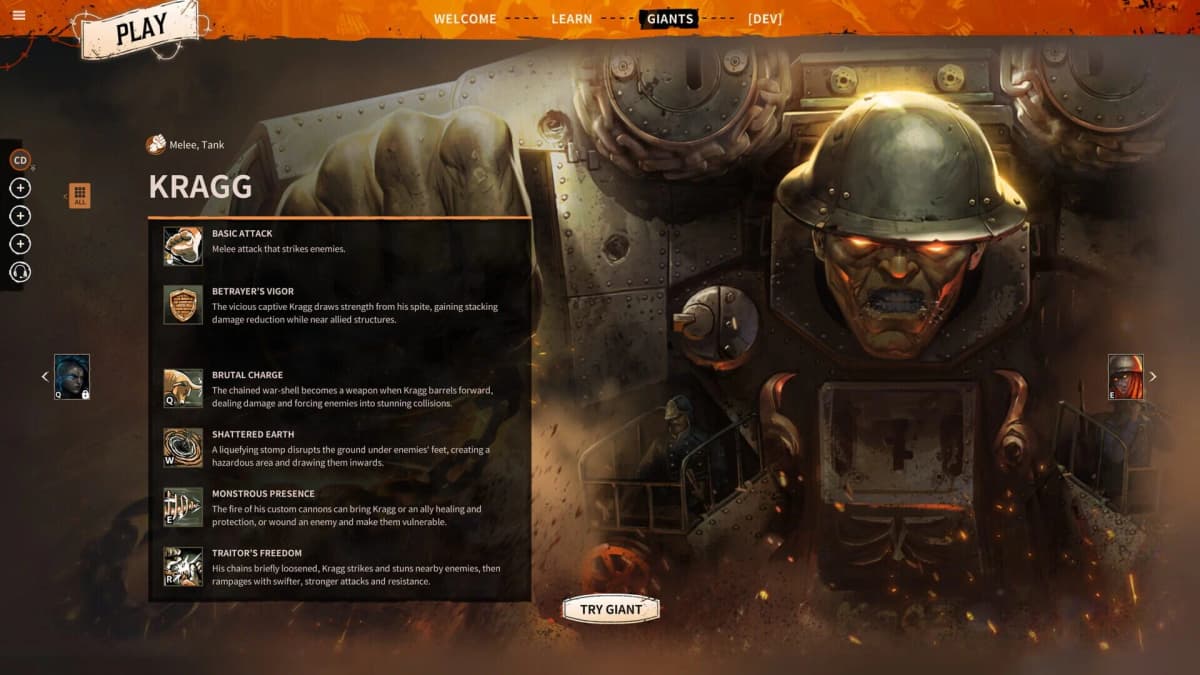 Screenshot from March of Giants