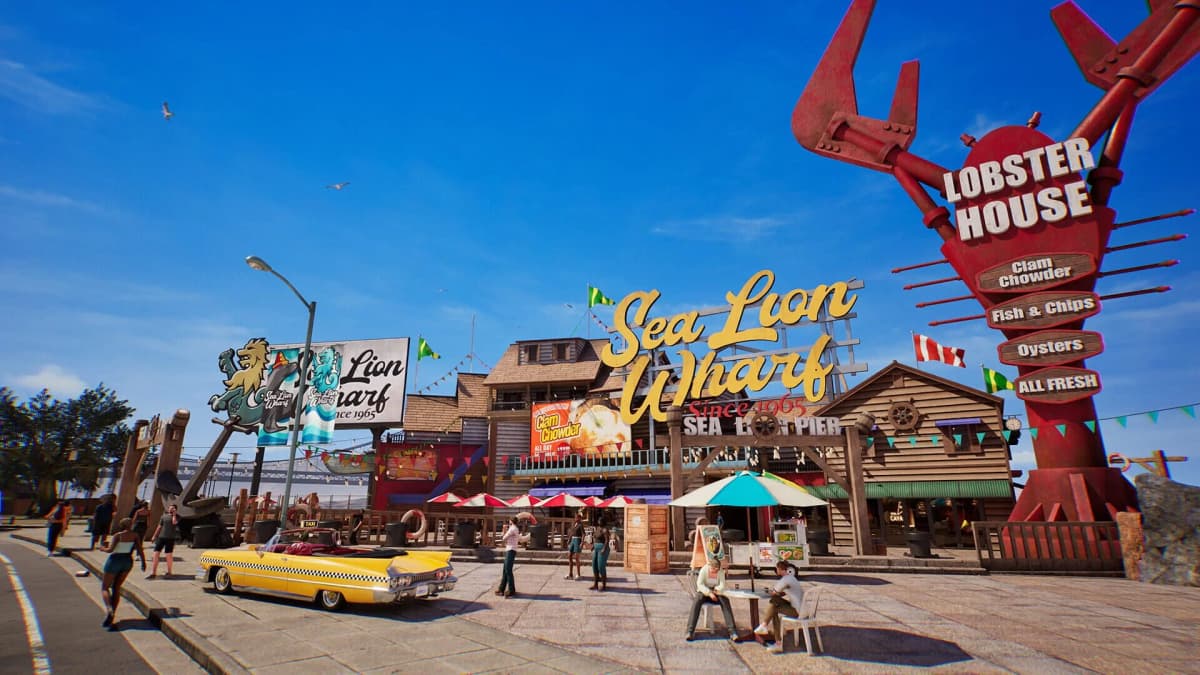Screenshot from Crazy Taxi: World Tour